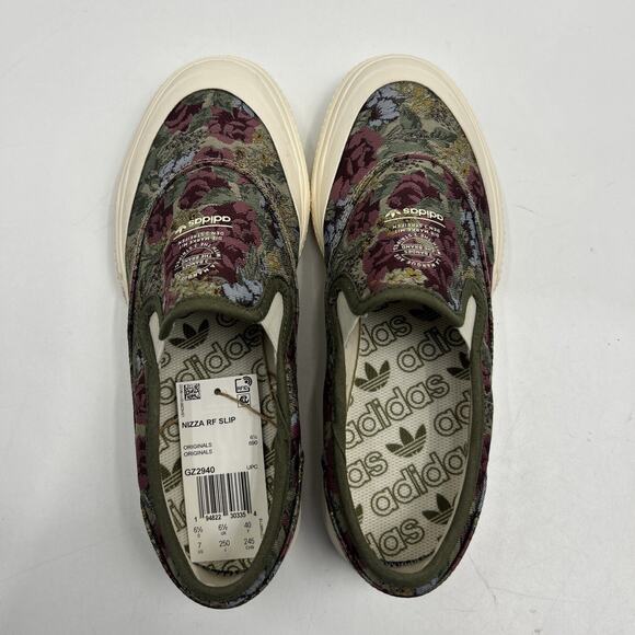 Adidas Originals Nizza RF SLIP ON FloralGZ2940 Men’s Size 7 NEW WITHOUT BOX - Picture 3 of 10